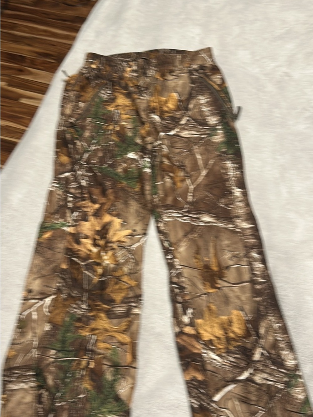 Cabela's Men's Woodland Camo Sweatpants in Brown, Green